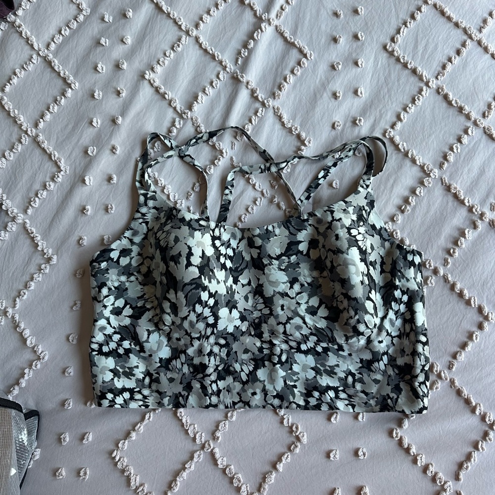 Aerie Black and White Floral Camisole